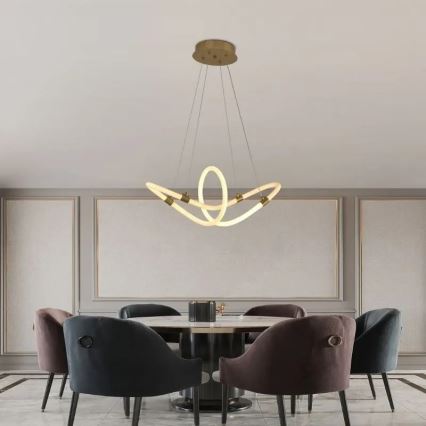 Lampadario a sospensione con filo LED dimmerabile LED/25W/230V 3000-6500K + telecomando
