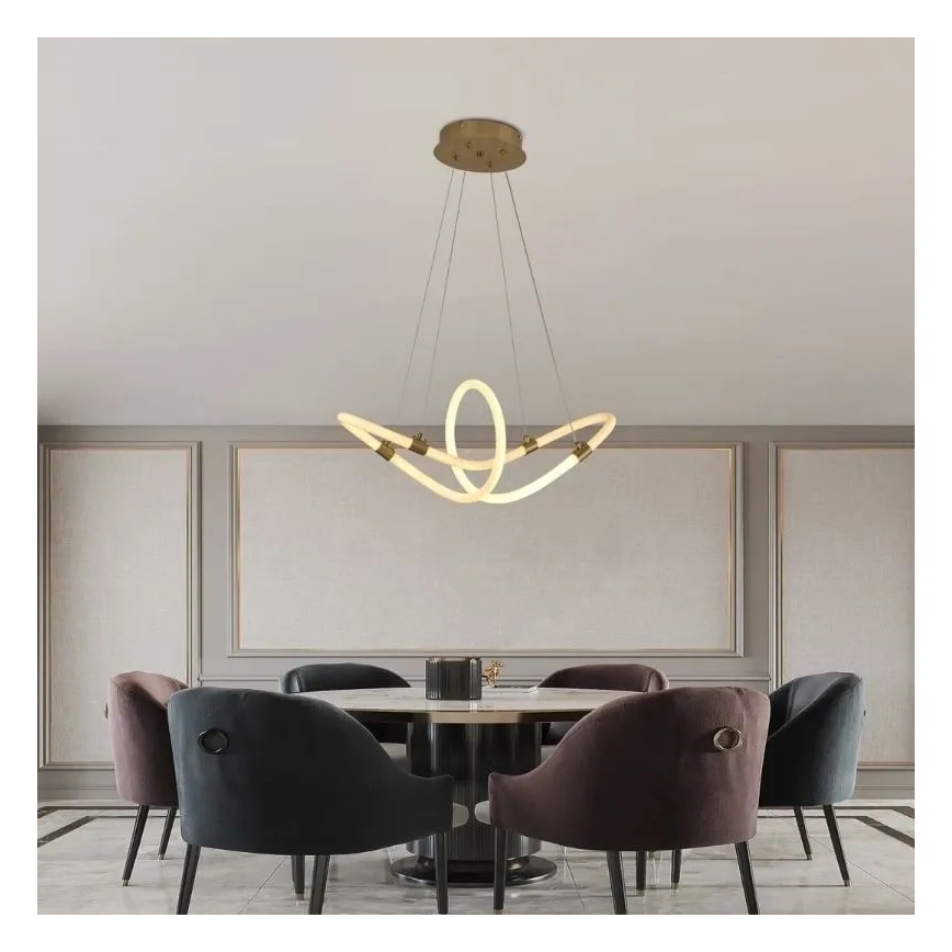 Lampadario a sospensione con filo LED dimmerabile LED/25W/230V 3000-6500K + telecomando