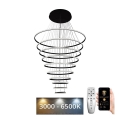 Lampadario a sospensione con filo LED dimmerabile LED/365W/230V 3000-6500K + telecomando