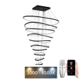 Lampadario a sospensione con filo LED dimmerabile LED/370W/230V 3000-6500K + telecomando