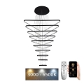Lampadario a sospensione con filo LED dimmerabile LED/385W/230V 3000-6500K + telecomando