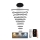 Lampadario a sospensione con filo LED dimmerabile LED/385W/230V 3000-6500K + telecomando