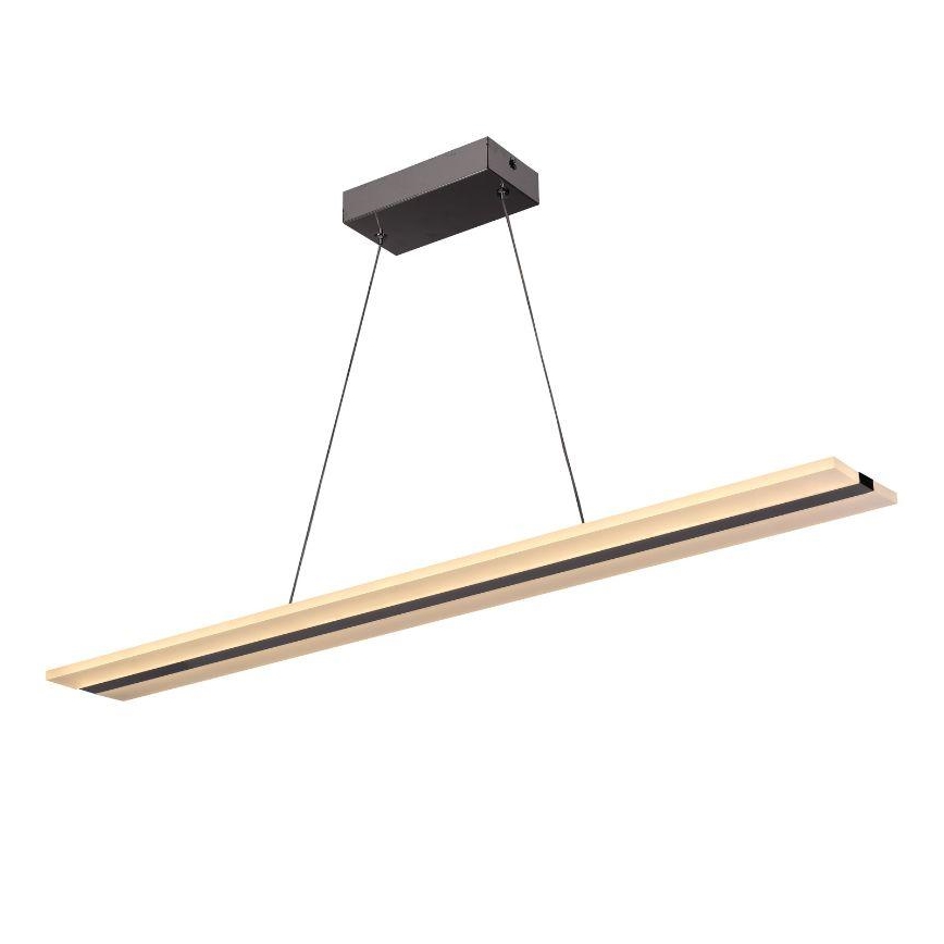 Lampadario a sospensione con filo LED dimmerabile LED/40W/230V 3000-6500K cromo + telecomando