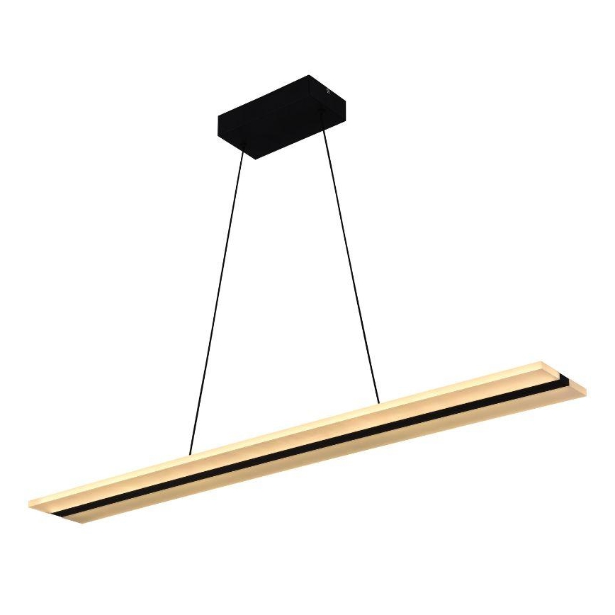 Lampadario a sospensione con filo LED dimmerabile LED/40W/230V 3000-6500K nero + telecomando