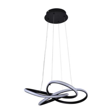 Lampadario a sospensione con filo LED dimmerabile LED/40W/230V 3000-6500K diametro 48 cm nero + telecomando