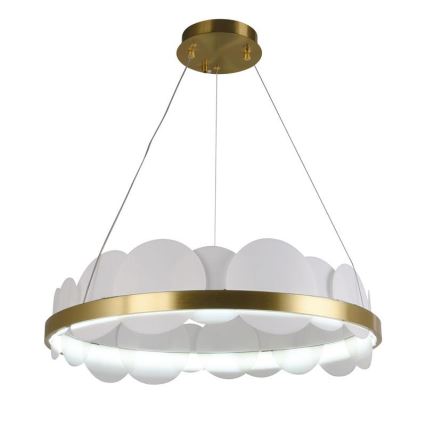 Lampadario a sospensione con filo LED dimmerabile LED/40W/230V 3000-6500K oro + telecomando