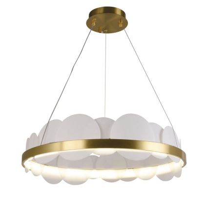 Lampadario a sospensione con filo LED dimmerabile LED/40W/230V 3000-6500K oro + telecomando