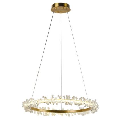 LED Dimmerabile cristallo lampadario su filo LED/40W/230V 3000-6500K oro + telecomando