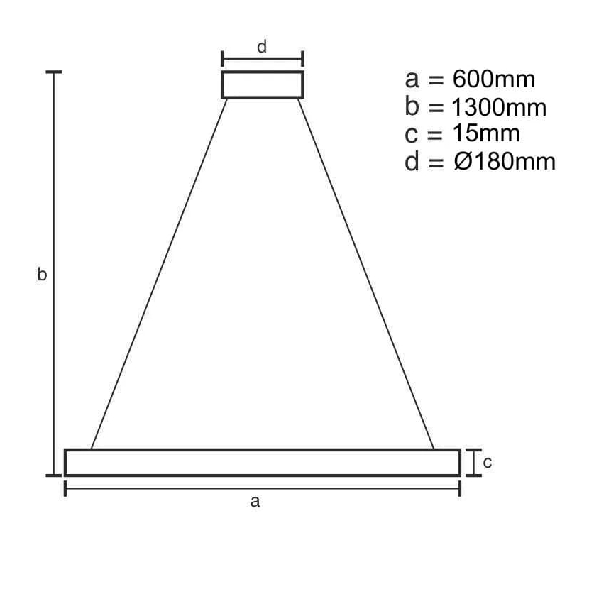 Lampadario a sospensione con filo LED dimmerabile LED/40W/230V 3000-6500K + telecomando