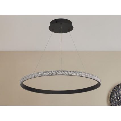 Lampadario a sospensione con filo LED dimmerabile LED/40W/230V 3000-6500K + telecomando