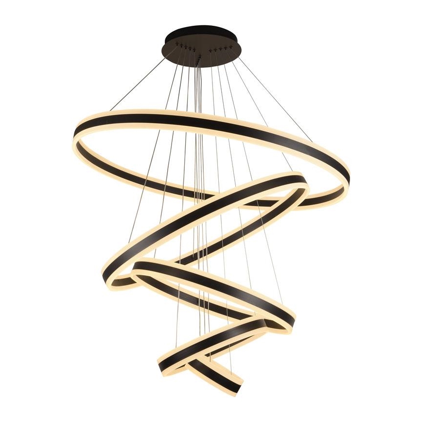 Lampadario a sospensione con filo LED dimmerabile LED/420W/230V 3000-6500K diametro 100 cm + telecomando