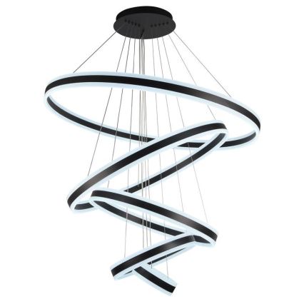 Lampadario a sospensione con filo LED dimmerabile LED/420W/230V 3000-6500K diametro 100 cm + telecomando