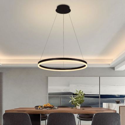 Lampadario a sospensione con filo LED dimmerabile LED/42W/230V 3000-6500K diametro 60 cm + telecomando