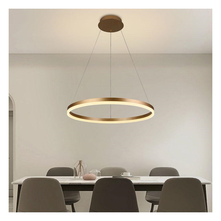 Lampadario a sospensione con filo LED dimmerabile LED/42W/230V 3000-6500K diametro 60 cm + telecomando