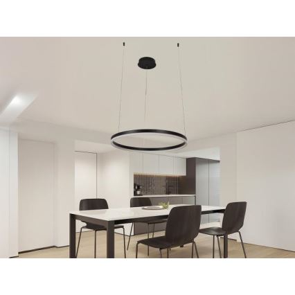 Lampadario a sospensione con filo LED dimmerabile LED/42W/230V 3000-6500K + telecomando