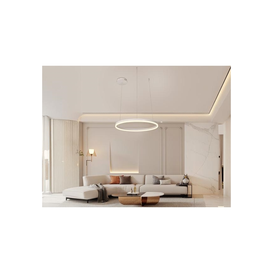 Lampadario a sospensione con filo LED dimmerabile LED/42W/230V 3000-6500K + telecomando