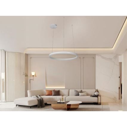 Lampadario a sospensione con filo LED dimmerabile LED/42W/230V 3000-6500K + telecomando