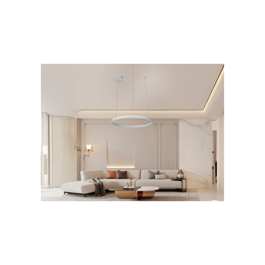 Lampadario a sospensione con filo LED dimmerabile LED/42W/230V 3000-6500K + telecomando