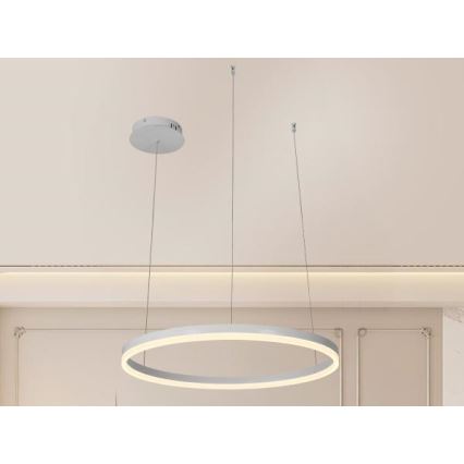 Lampadario a sospensione con filo LED dimmerabile LED/42W/230V 3000-6500K + telecomando