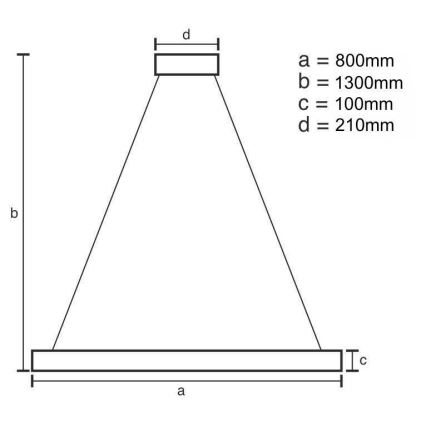 LED Dimmerabile cristallo lampadario su filo LED/50W/230V 3000-6500K cromo + telecomando