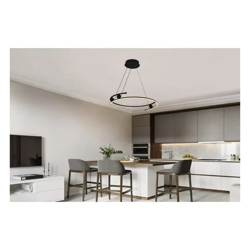 Lampadario a sospensione con filo LED dimmerabile LED/50W/230V 3000-6500K + telecomando