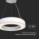 Lampadario a sospensione con filo LED dimmerabile LED/50W/230V 4000K diametro 60 cm bianco