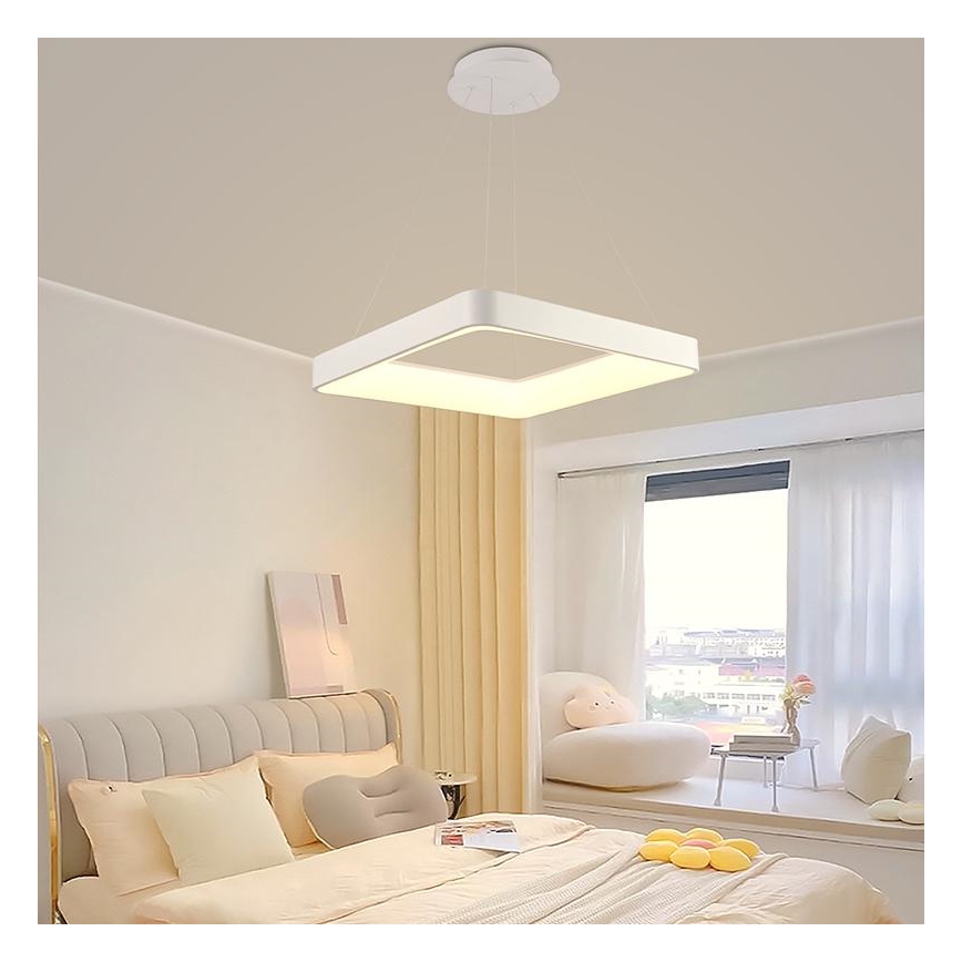 Lampadario a sospensione con filo LED dimmerabile LED/55W/230V 3000-6500K bianco + telecomando