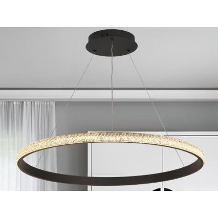 Lampadario a sospensione con filo LED dimmerabile LED/55W/230V 3000-6500K + telecomando