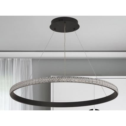Lampadario a sospensione con filo LED dimmerabile LED/55W/230V 3000-6500K + telecomando