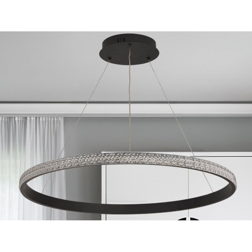 Lampadario a sospensione con filo LED dimmerabile LED/55W/230V 3000-6500K + telecomando