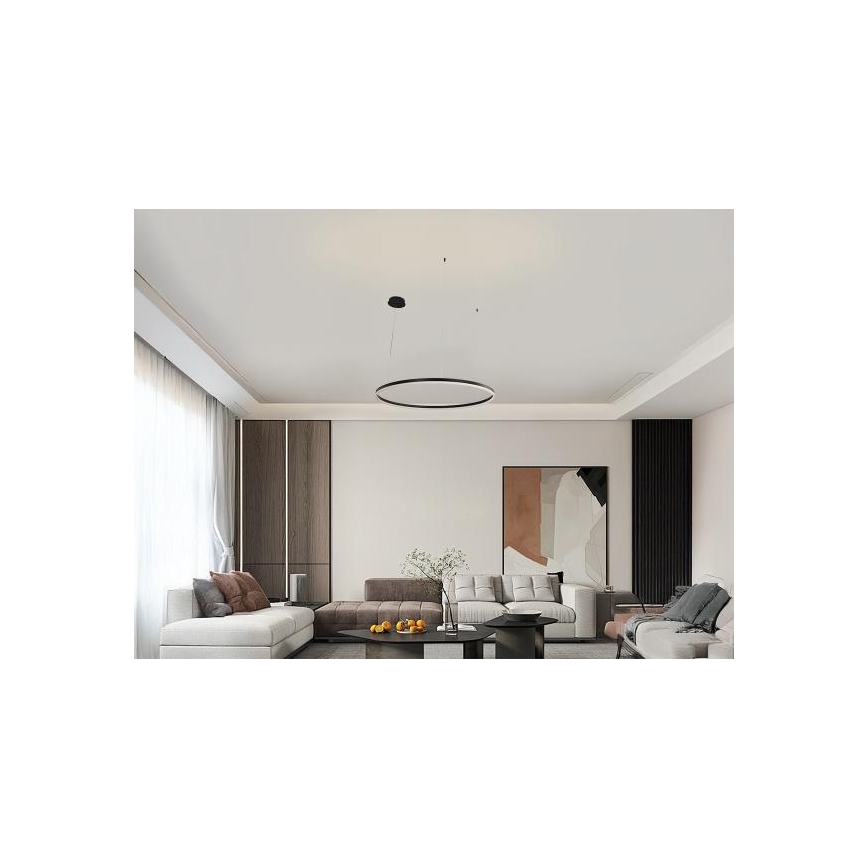 Lampadario a sospensione con filo LED dimmerabile LED/55W/230V 3000-6500K + telecomando