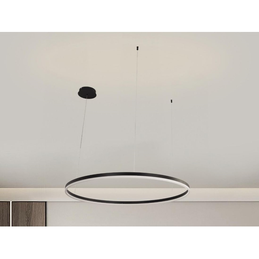 Lampadario a sospensione con filo LED dimmerabile LED/55W/230V 3000-6500K + telecomando