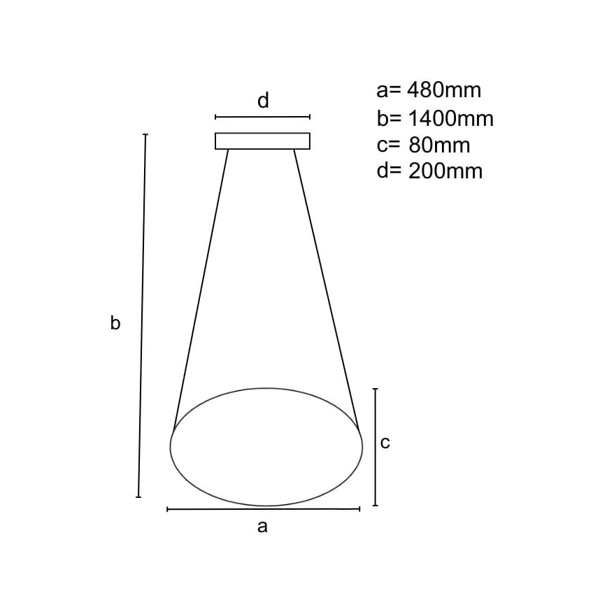 Lampadario a sospensione con filo LED dimmerabile LED/65W/230V 3000-6500K cromo + telecomando