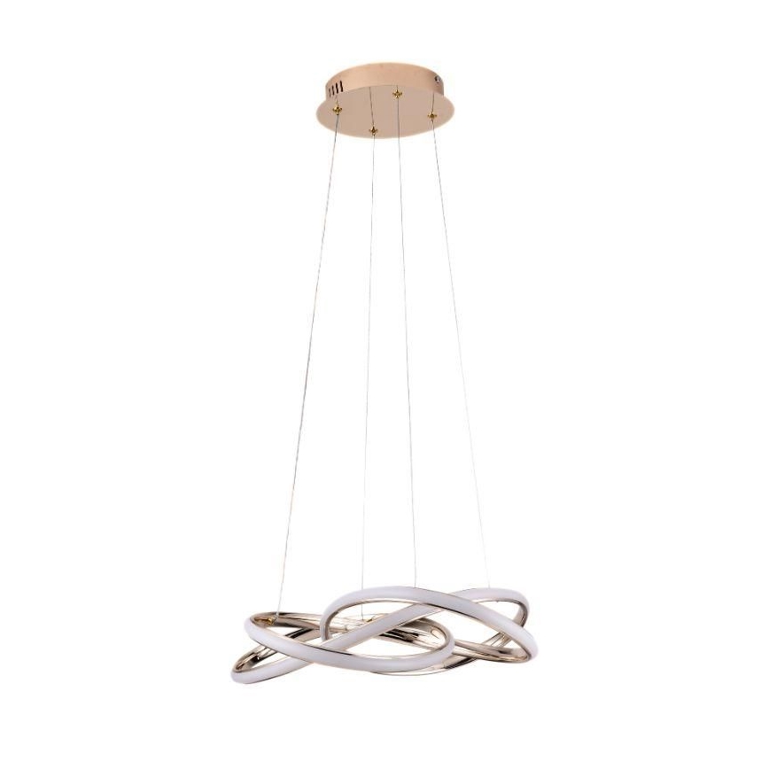 Lampadario a sospensione con filo LED dimmerabile LED/65W/230V 3000-6500K oro + telecomando