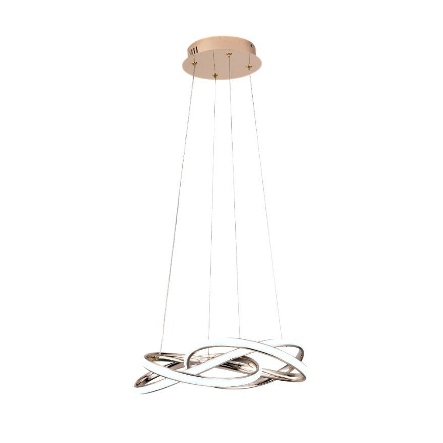 Lampadario a sospensione con filo LED dimmerabile LED/65W/230V 3000-6500K oro + telecomando
