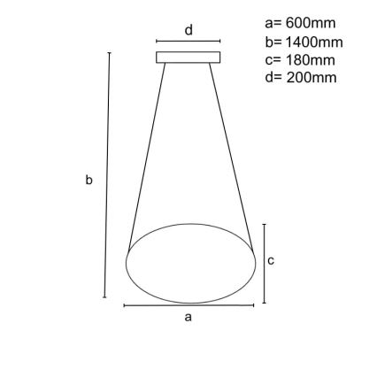 Lampadario a sospensione con filo LED dimmerabile LED/70W/230V 3000-6500K cromo + telecomando