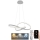 Lampadario a sospensione con filo LED dimmerabile LED/70W/230V 3000-6500K diametro 55 cm + telecomando