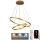 Lampadario a sospensione con filo LED dimmerabile LED/70W/230V 3000-6500K diametro 60 cm + telecomando