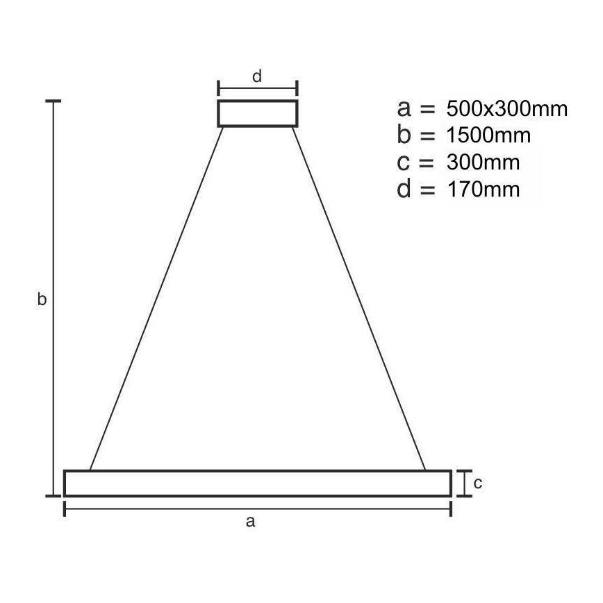 LED Dimmerabile cristallo lampadario su filo LED/70W/230V 3000-6500K oro + telecomando