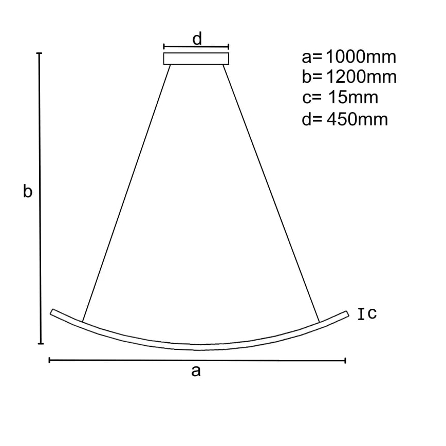 Lampadario a sospensione con filo LED dimmerabile LED/70W/230V 3000-6500K + telecomando