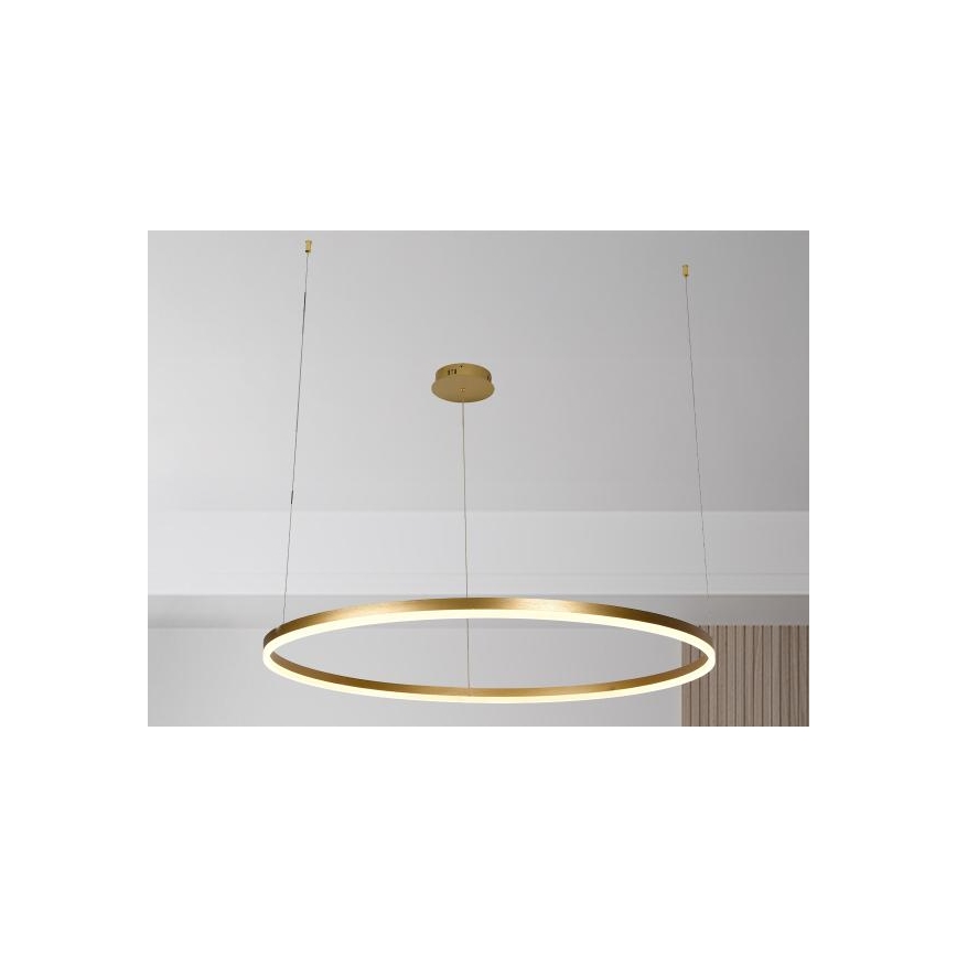 Lampadario a sospensione con filo LED dimmerabile LED/72W/230V 3000-6500K diametro 100 cm + telecomando