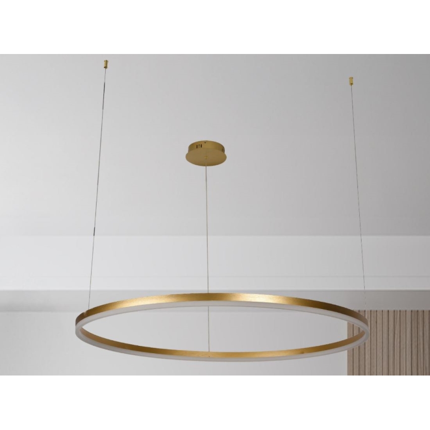 Lampadario a sospensione con filo LED dimmerabile LED/72W/230V 3000-6500K diametro 100 cm + telecomando