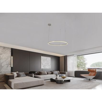 Lampadario a sospensione con filo LED dimmerabile LED/72W/230V 3000-6500K + telecomando