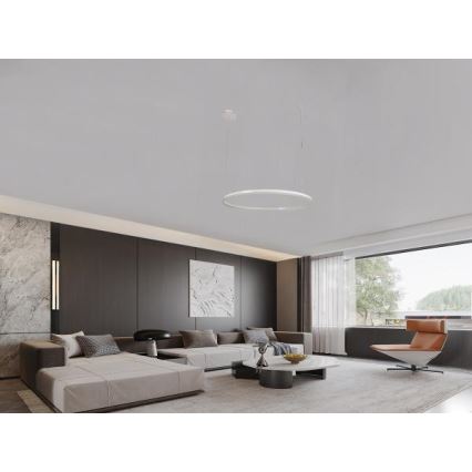 Lampadario a sospensione con filo LED dimmerabile LED/72W/230V 3000-6500K + telecomando
