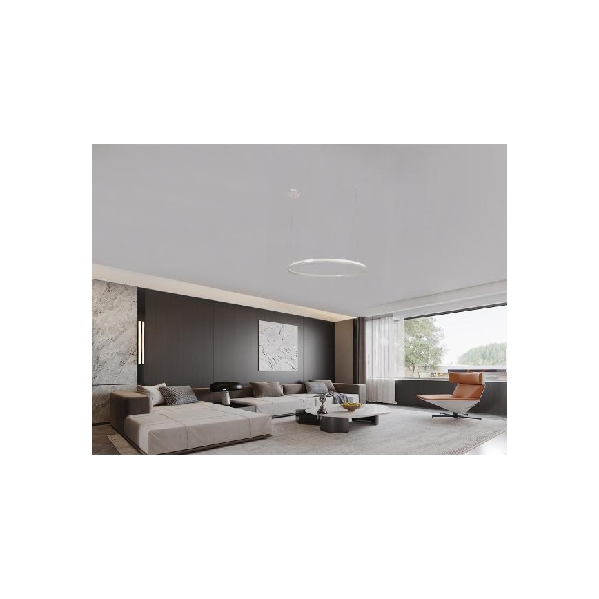 Lampadario a sospensione con filo LED dimmerabile LED/72W/230V 3000-6500K + telecomando