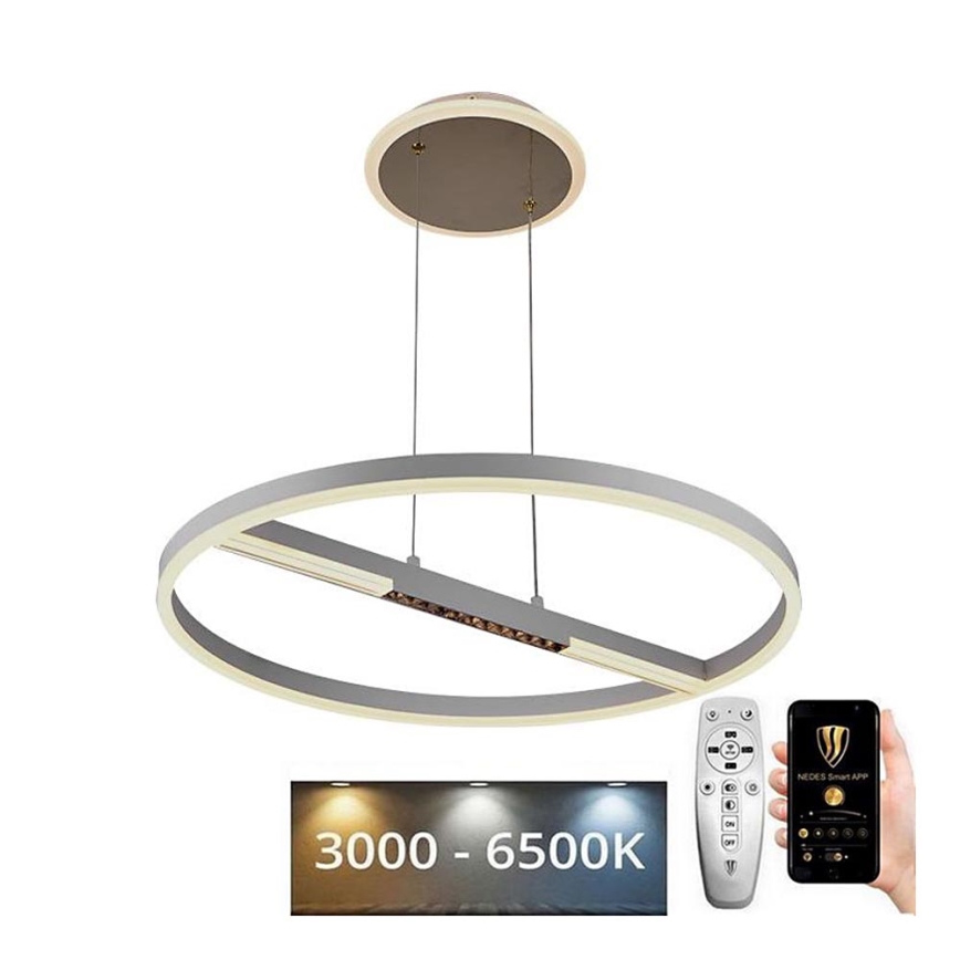 Lampadario a sospensione con filo LED dimmerabile LED/75W/230V 3000-6500K + telecomando