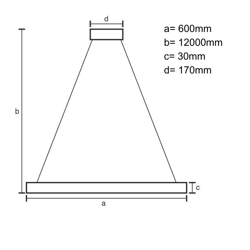 Lampadario a sospensione con filo LED dimmerabile LED/75W/230V 3000-6500K + telecomando
