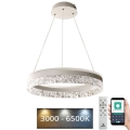 Lampadario a sospensione con filo LED dimmerabile LED/80W/230V 3000-6500K bianco + telecomando