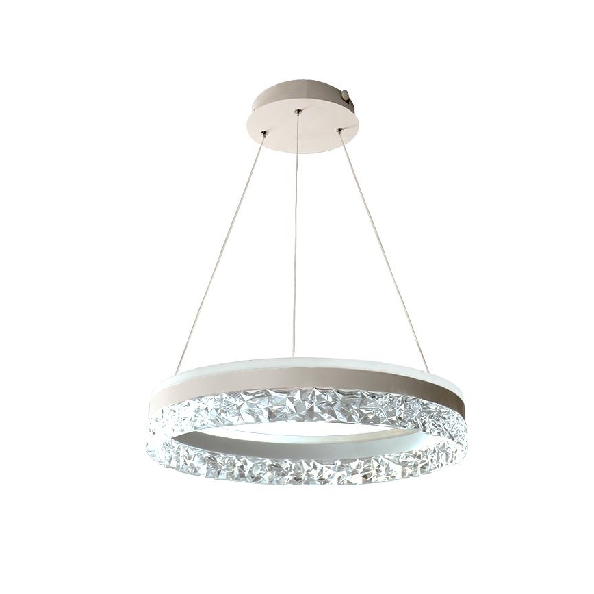 Lampadario a sospensione con filo LED dimmerabile LED/80W/230V 3000-6500K bianco + telecomando