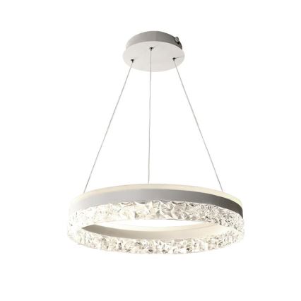 Lampadario a sospensione con filo LED dimmerabile LED/80W/230V 3000-6500K bianco + telecomando